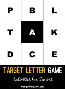 Target Letter Game #1
