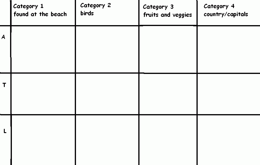 Group Letter Challenge