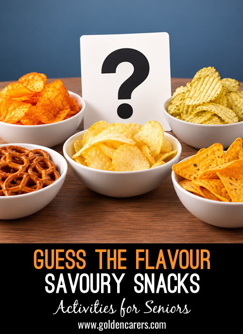 Guess the Flavour – Savoury Snacks
