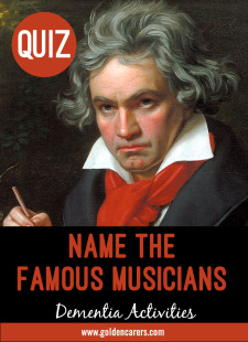 Name the Famous Male Musicians