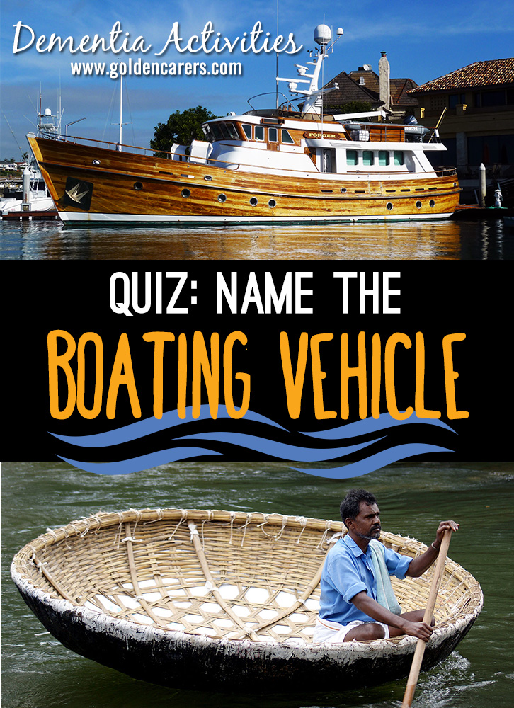 Name the Water Vessels