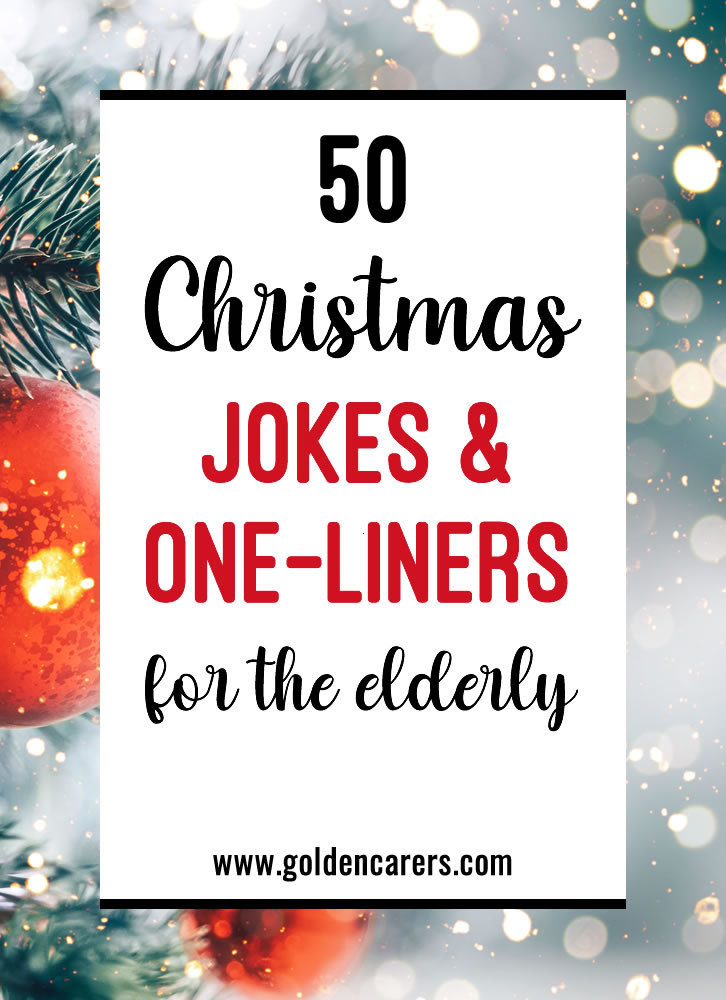 Christmas Jokes & One-Liners for the Elderly