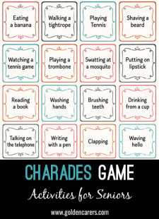 Charades Game for Seniors