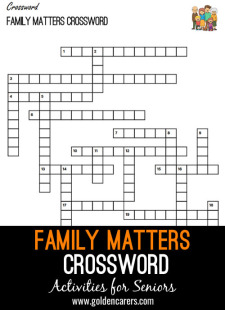 Family Matters Crossword