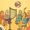Indoor Chair Volleyball