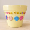 Air Dry Clay Flower Pot Craft