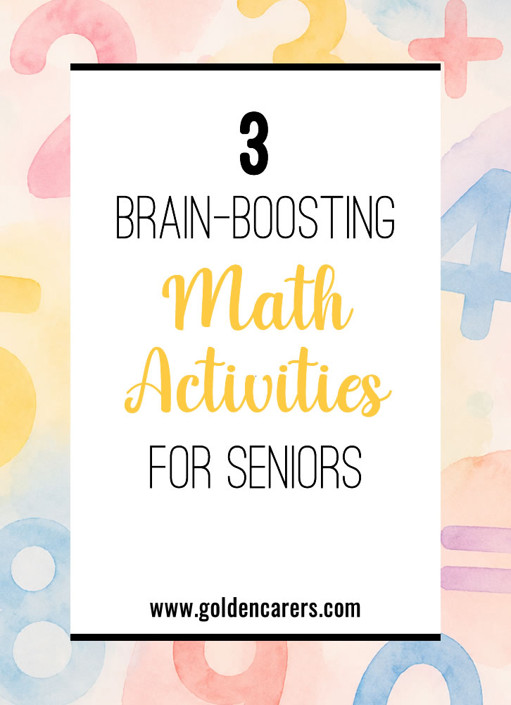 3 Brain-Boosting Math Activities for Seniors