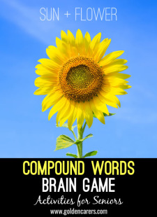 Compound Words Brain Game #3
