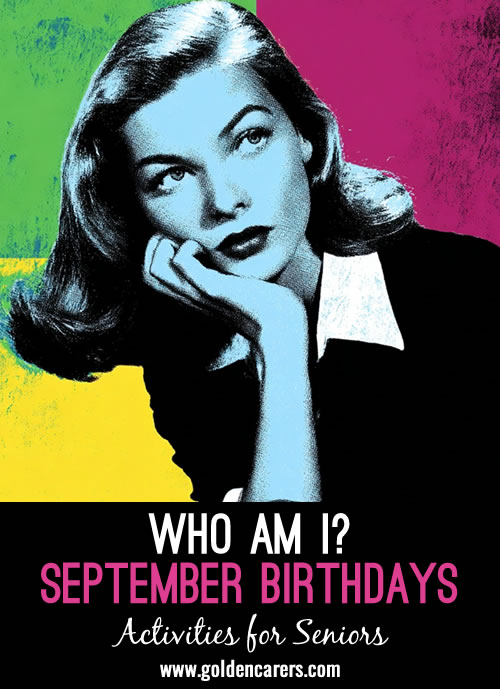 Who Am I? September Birthdays