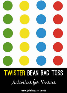 Twister Bean Bag Toss