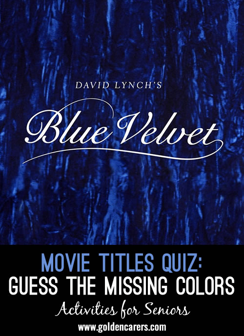 Movie Titles with Colours in Them