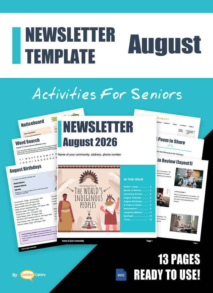 Newsletter Template - August 2026