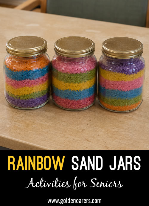 Rainbow Sand Jars
