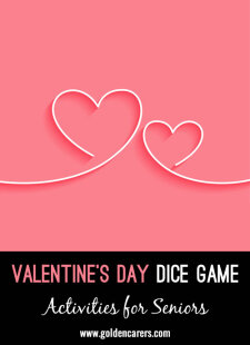 Valentine's Day Dice Game