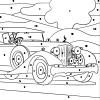Color By Numbers - Vintage Car