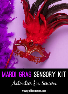 Mardi Gras Sensory Kit Inspiration