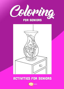 Coloring for Seniors - Vase
