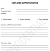 Employee Warning Notice