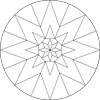 Coloring for Seniors - Mandala - 01