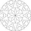 Coloring for Seniors - Mandala - 02