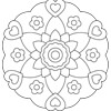 Coloring for Seniors - Mandala - 04