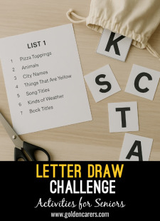 Letter Draw Challenge