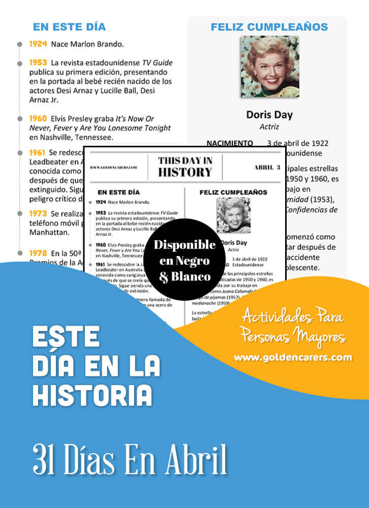 This Day in History - April - Spanish Version