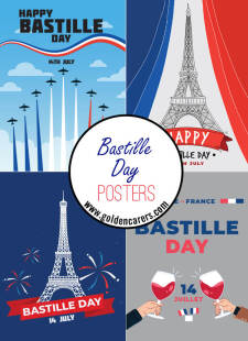 14th of July - Bastille Day Posters