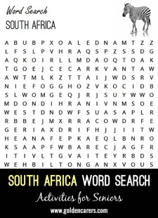 South African Word Search
