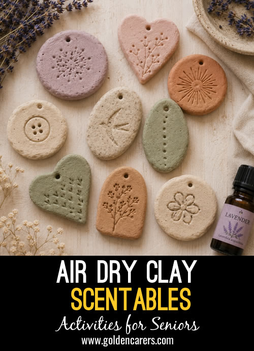 Air Dry Clay Scentables