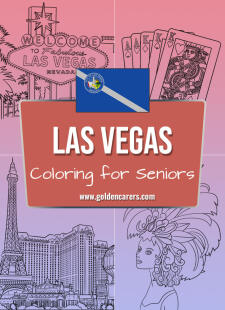  Las Vegas Coloring Activity