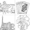  Las Vegas Coloring Activity