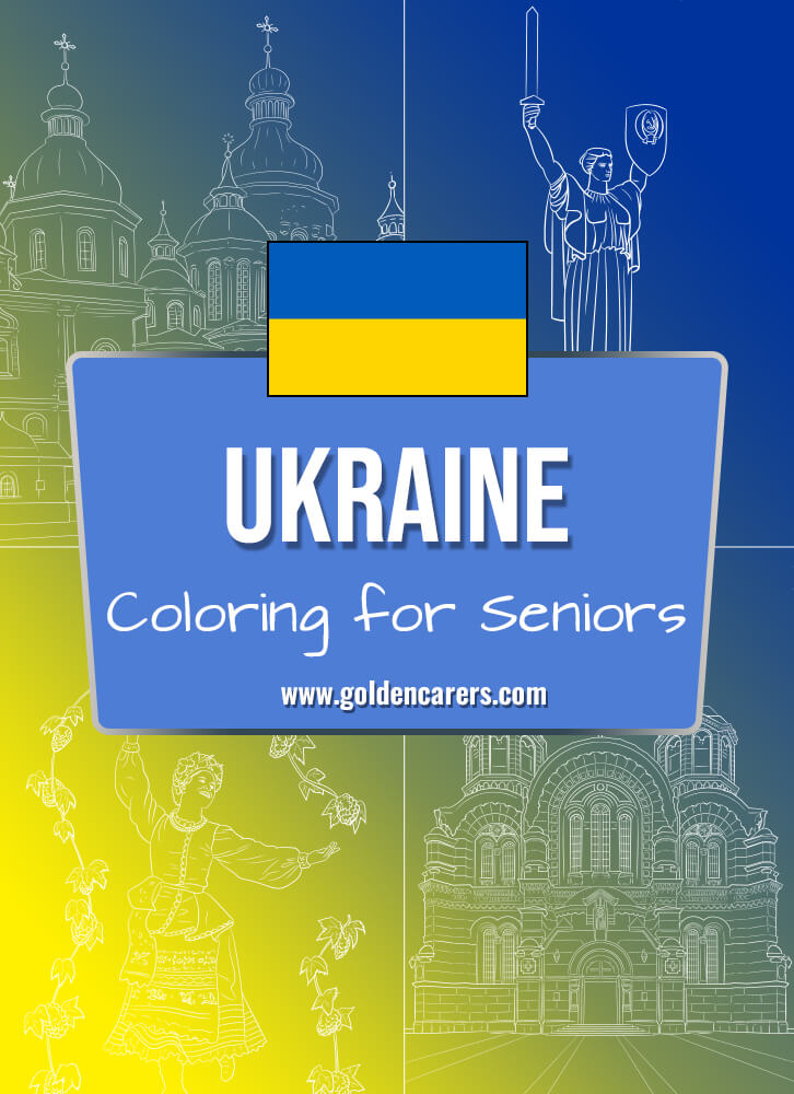 Ukraine Coloring Templates