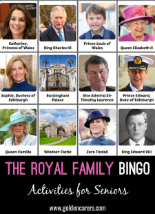 The Royal Family Bingo