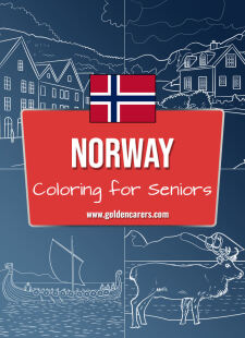 Norway Coloring Templates