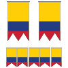 Colombia Bunting Templates