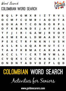 Colombian Word Search