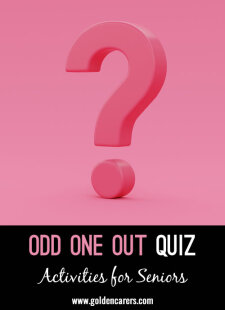 Odd One Out Quiz #3