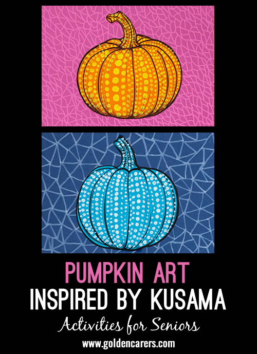 Pumpkin Art Inspired by Kusama