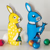 Recycled Roll Bunny Treat Holders