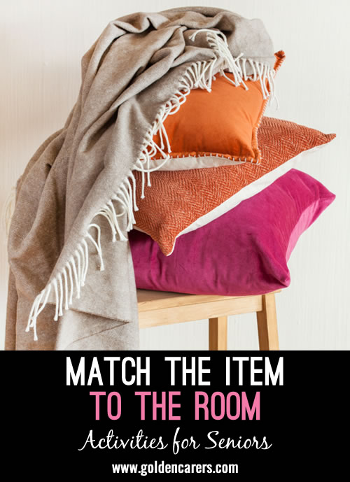 Match the Item to the Room