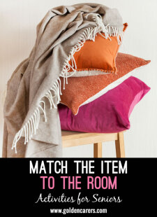 Match the Item to the Room