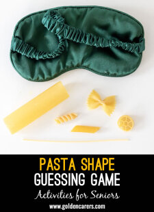 Pasta Shape Guessing Game