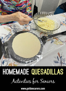 Homemade Quesadillas
