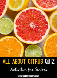 All About Citrus Quiz