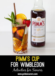 Pimm’s Cup for Wimbledon