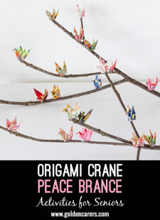 Paper Crane Peace Branch