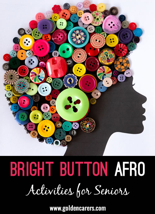 Bright Button Afro