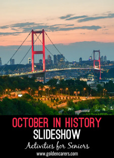 October in History Slideshow