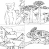 Madagascar Coloring Templates